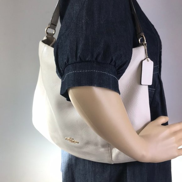 COACH White Medium Leather Handbag - Picture 6 of 8